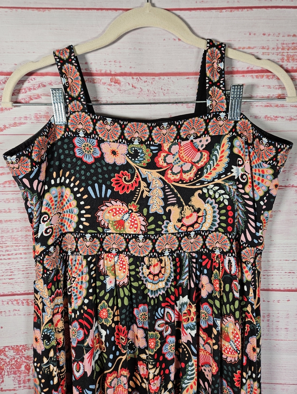 Boden Halter Cross Strap Paisley Print Maxi Dress - Picture 9 of 15